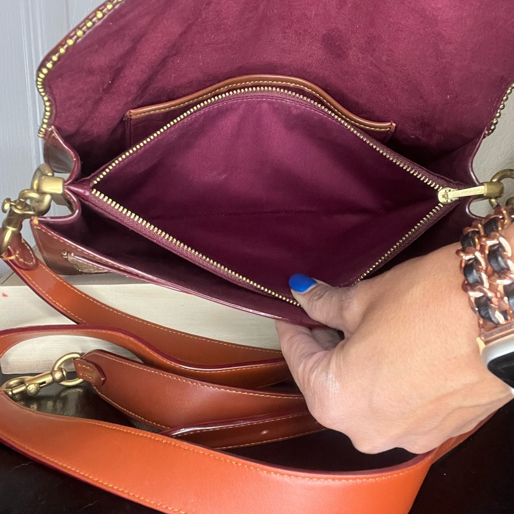 Coach Tabby Shoulder Bag 26 in Signature Canvas with Beadchain - Picture 6 of 6
